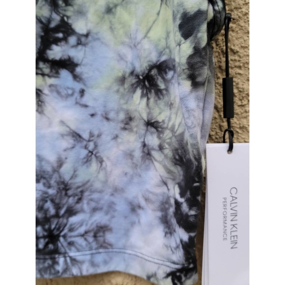 Calvin Klein Tie Dyed Cropped Racerback Top Large - Picture 8 of 13